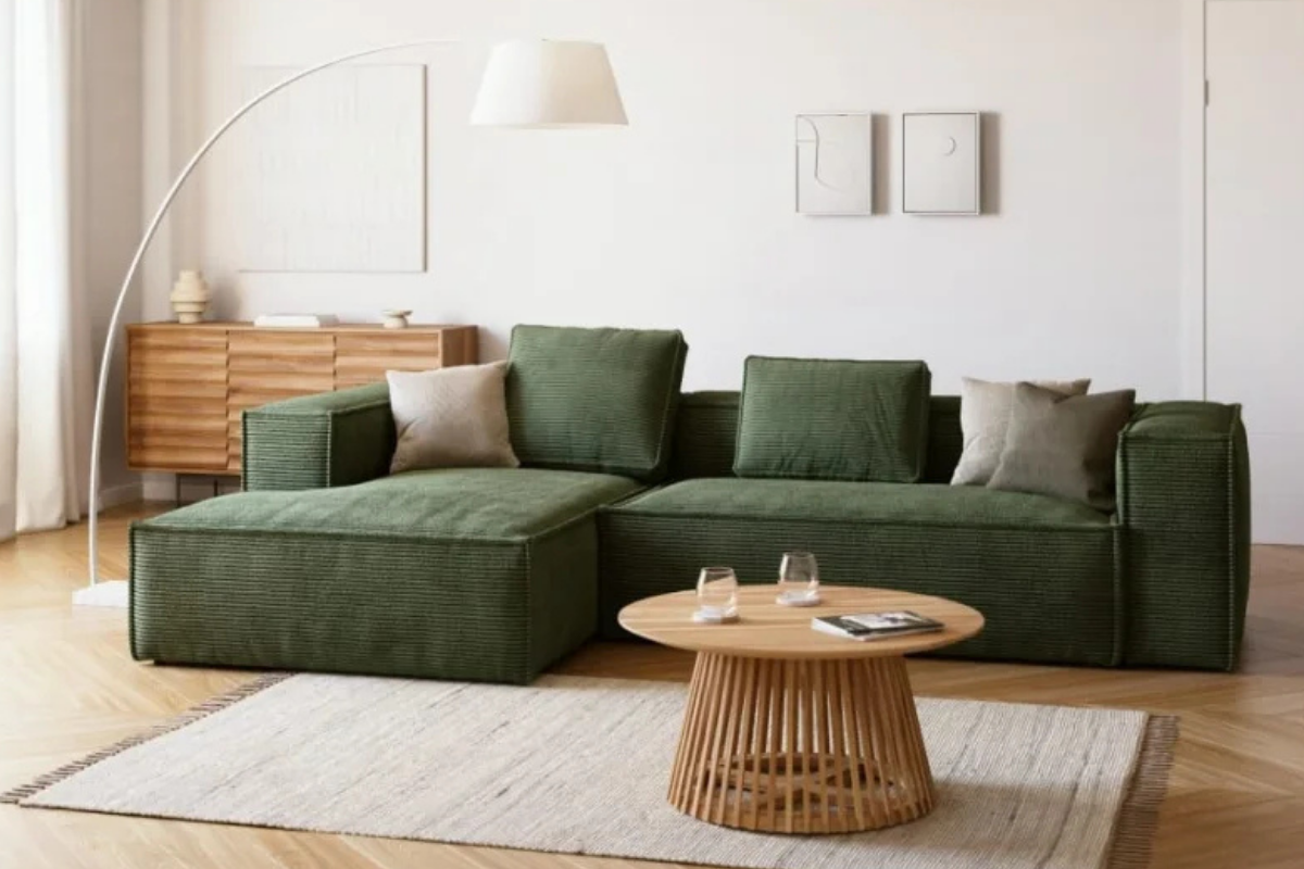Dora Köşe Koltuk - Sol (Haki-Yeşil)