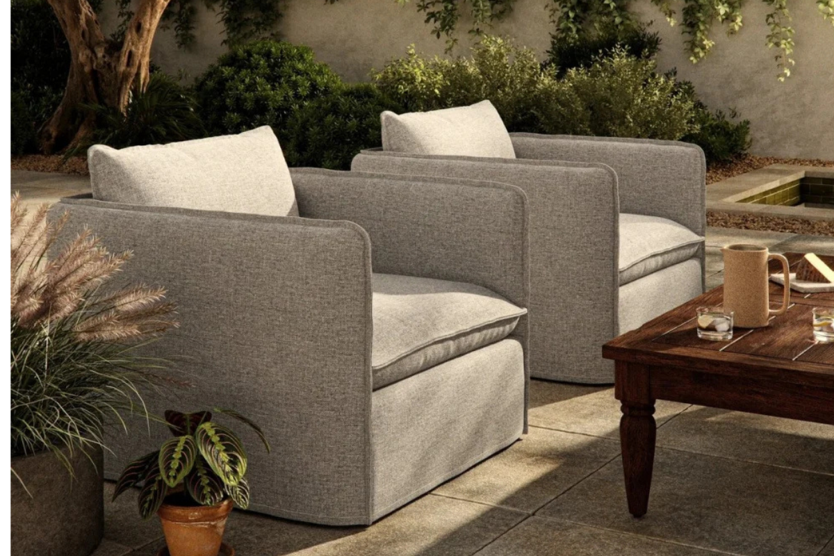 Bodrum Tekli Koltuk - Gri