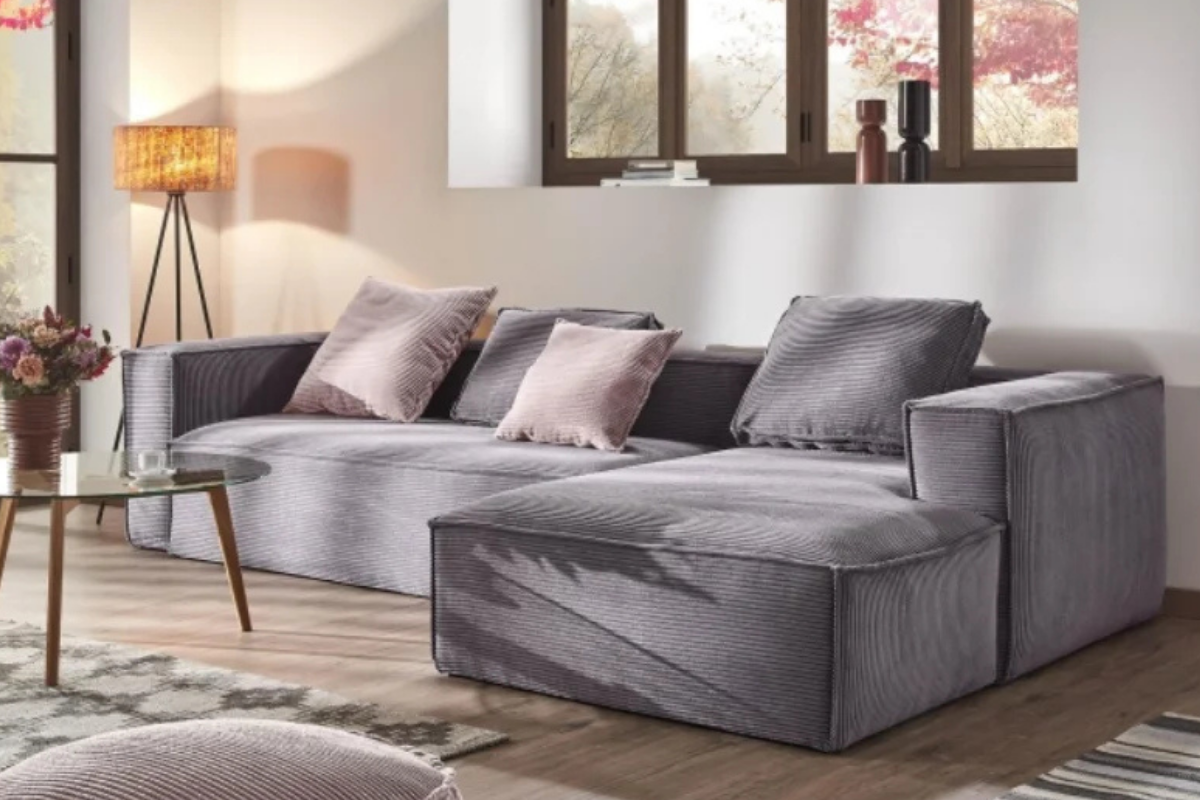 Dora Köşe Koltuk - Sağ (Gri)