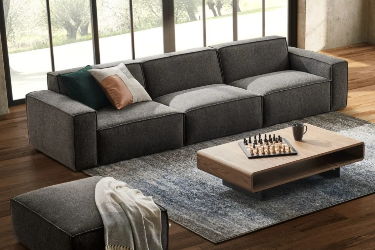 Label Kanepe 3'lü - Antrasit